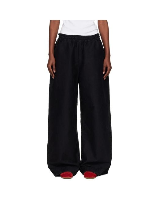 YMC Black Envelope Trousers
