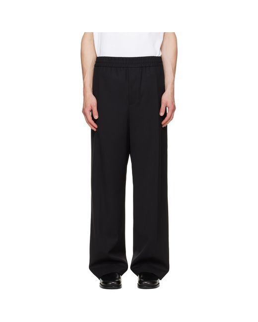Helmut Lang Black Wardrobe Pull-On Trousers for men