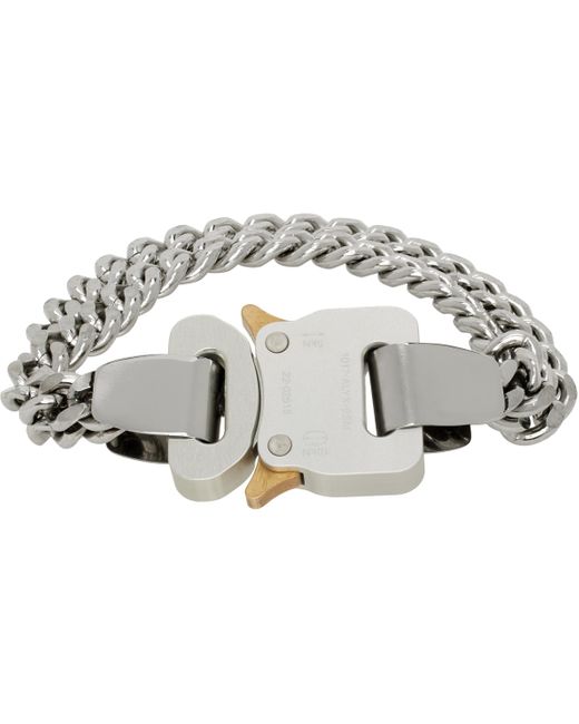 1017 ALYX 9SM Black 2X Chain Buckle Bracelet for men