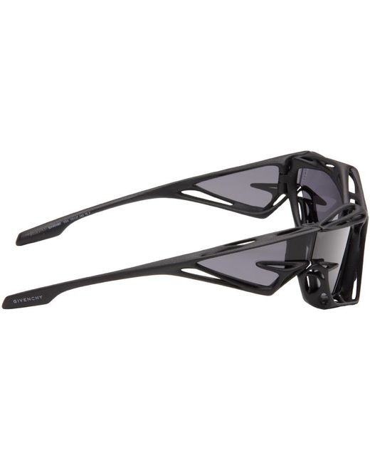 Givenchy Black Giv Cut Cage Sunglasses