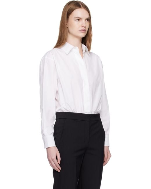 Max Mara White Mxmaere Bodysuit