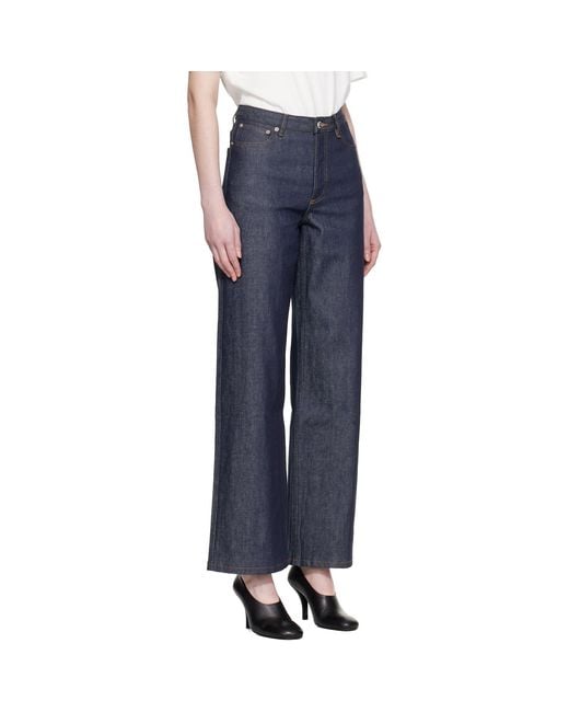 A.P.C. Blue Elisabeth Jeans
