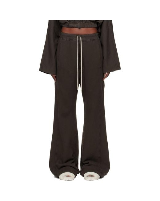 Rick Owens Black Concordians Pusher Sweatpants