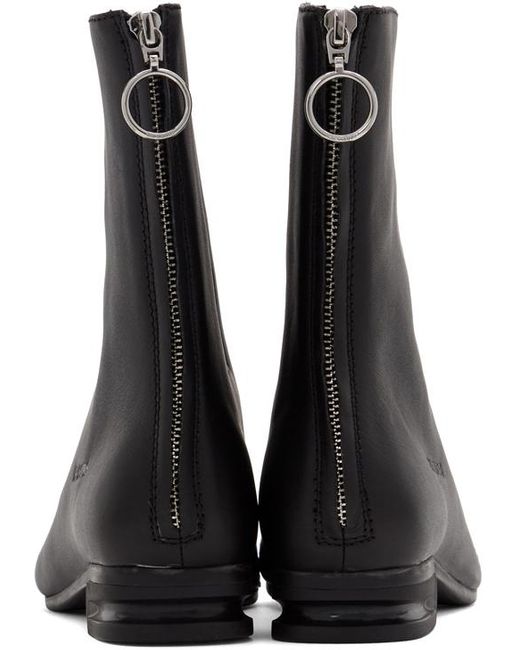 raf simons zipper boots