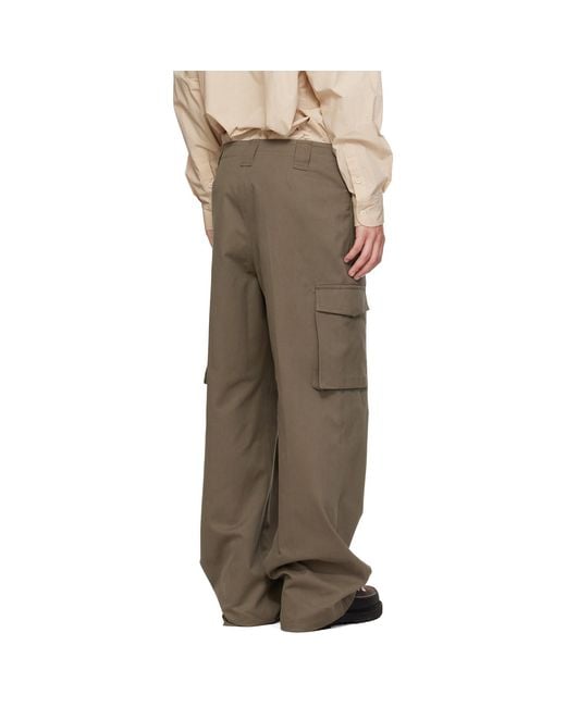 Rier Multicolor Khaki Cargo Trousers for men