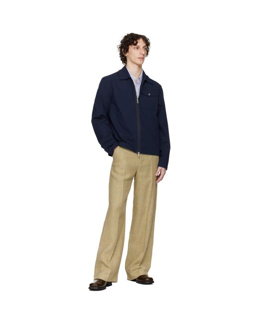 Moncler Blue Archivio Creativo Jacket for men