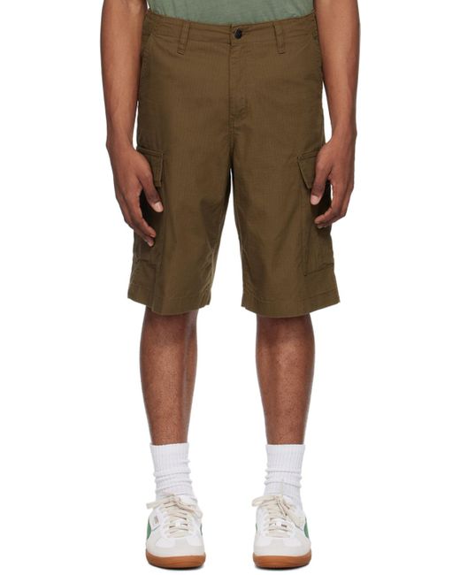 Carhartt Brown Regular Cargo Shorts for men