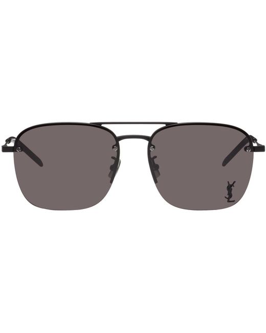 Saint Laurent Black Sl 309 M Sunglasses for men