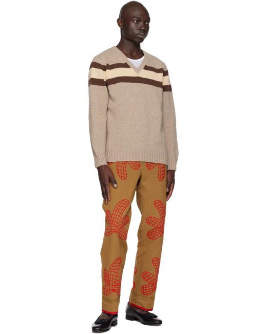 Bode Multicolor Brewster Sweater for men