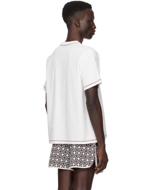 T-shirt blanc à poche à image Bode pour homme en coloris White