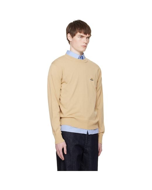 Vivienne Westwood Blue Alex Round Neck Sweater for men