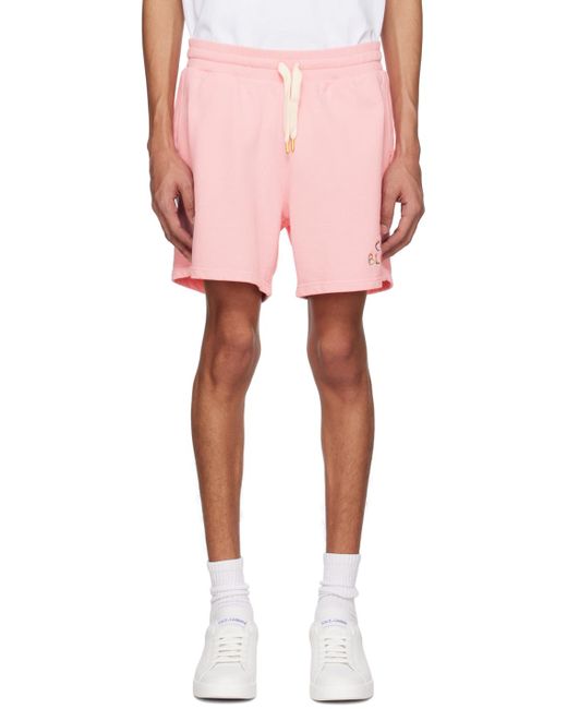 Casablancabrand Pink 'L'Arche Fleurie' Shorts for men