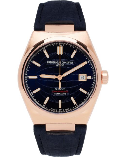 Frederique Constant Blue Rose Highlife Cosc Automatic Watch for men