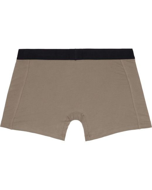 Boss Blue Three-Pack Stretch Cotton Boxer Briefs for men