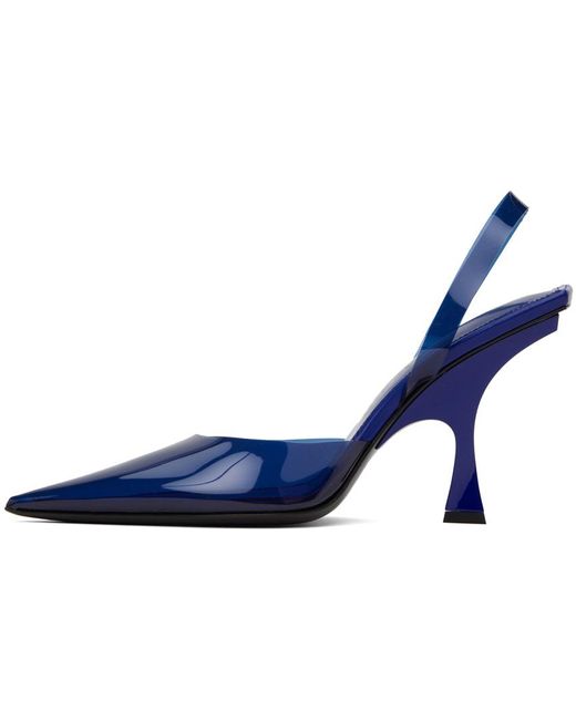 The Attico Blue Ester Heels