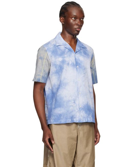 DIESEL Blue S-trucker Shirt for men