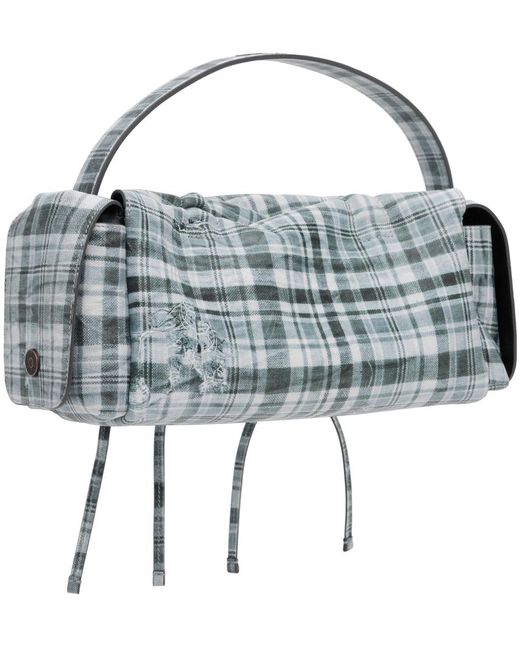 Acne Blue Multipocket Tea Towel Bag