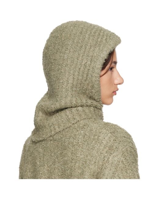 MM6 by Maison Margiela Green Logo Balaclava