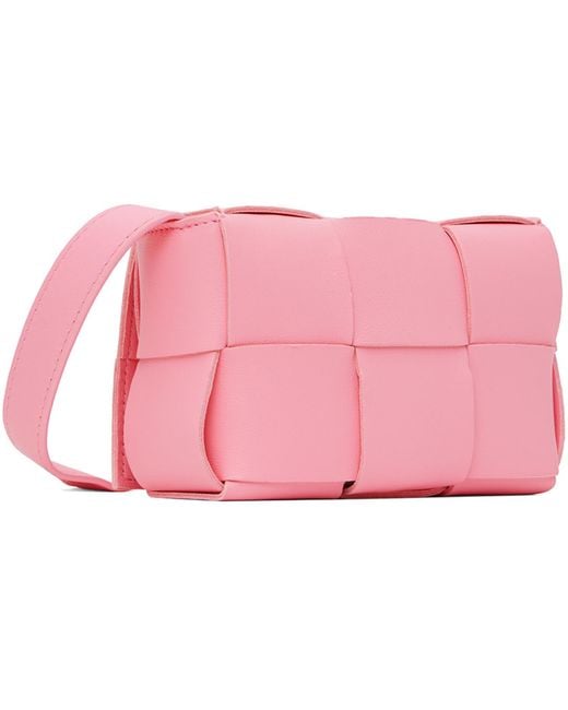 Bottega Veneta Black Pink Candy Cassette Bag for men