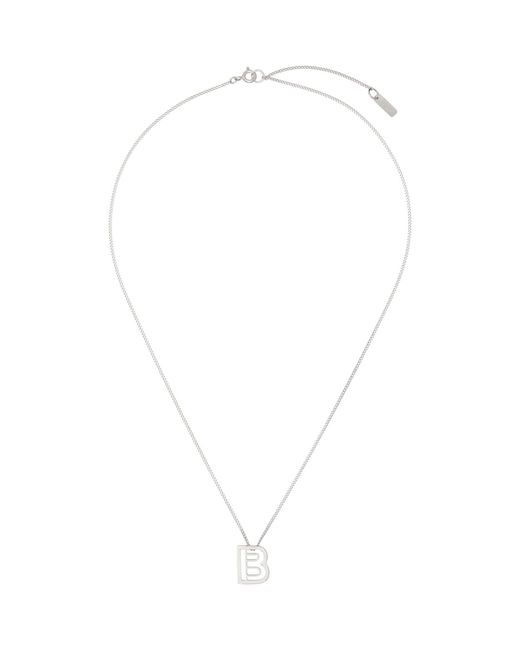 NUMBERING Metallic 'B' #7700 Necklace for men