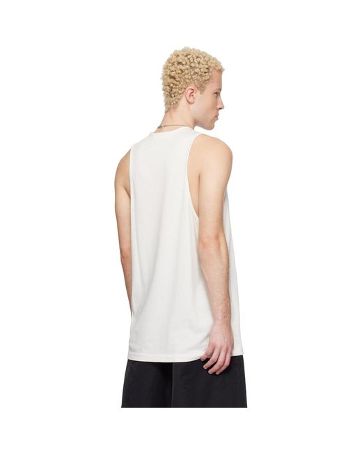 Fear Of God White Off- Signature Essential Tank Top for men