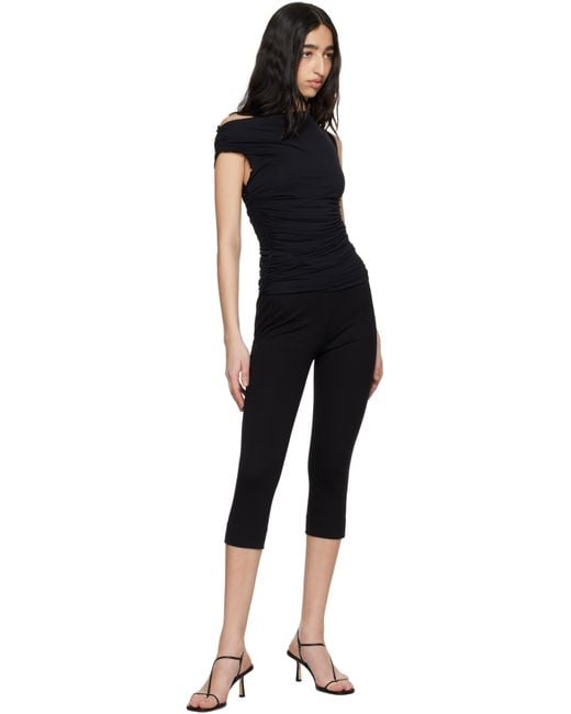 【関税込み】rag & bone ブラック Luca Shirred トップス rag & bone Black Luca Shirred Tank Top Rag and Bone