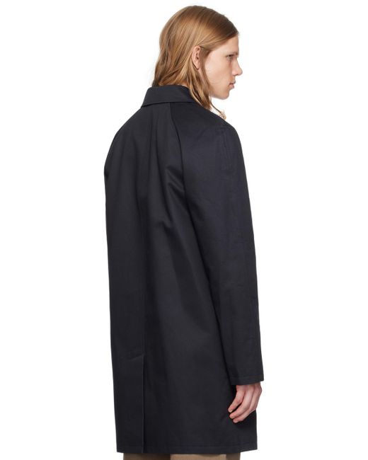 A.P.C. Men's Black Urban Mac Coat