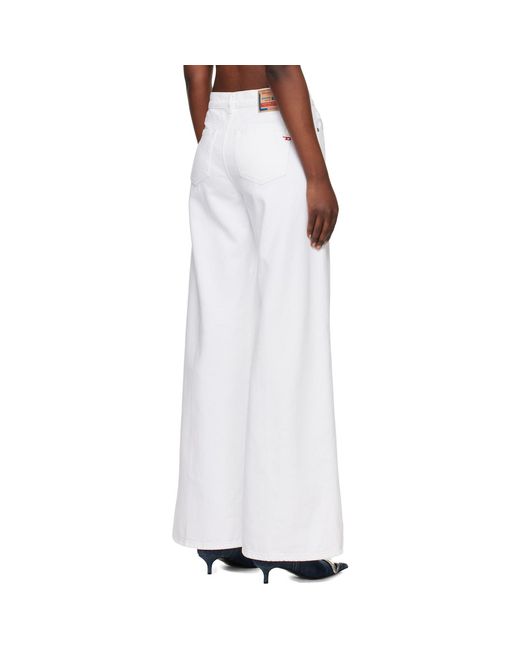 DIESEL White 1978 D-Akemi Flare Jeans