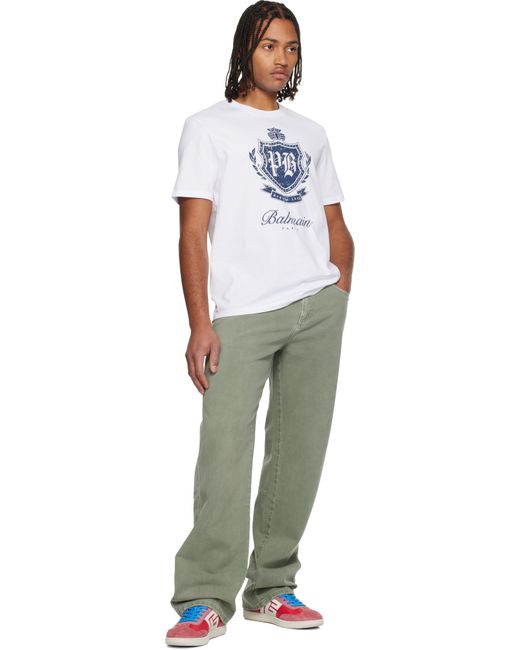 Baskets Swan Rouges En Suède Et En Nylon Balmain pour homme en coloris Black