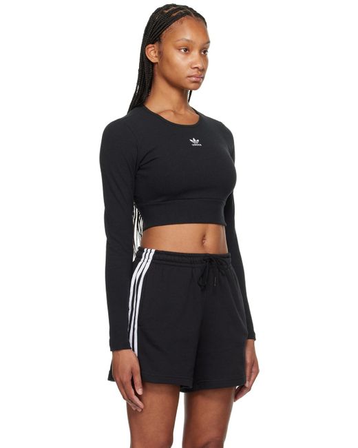 Adidas Originals Black Essentials Long Sleeve T-shirt