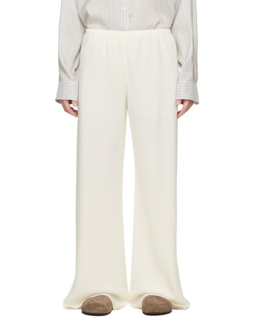 The Row White Off- Gala Trousers