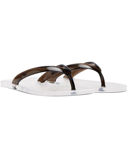 Ancient Greek Sandals Black Jelly Flip-Flops