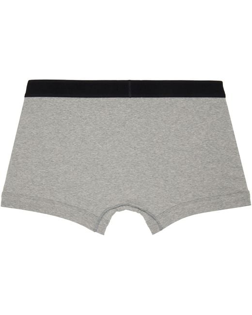 Tom Ford Black Cotton Boxer Briefs for men