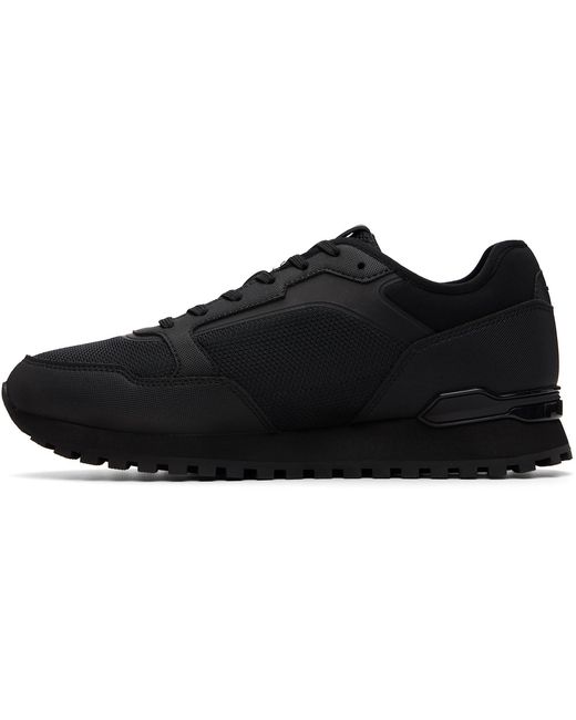 Boss Black Canvas Sneakers for men