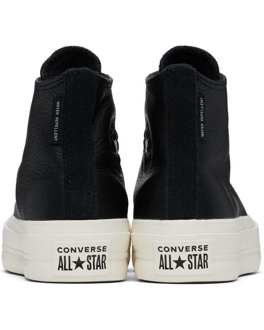 Baskets Chuck Taylor All Star Noires À Plateforme Converse en coloris Black