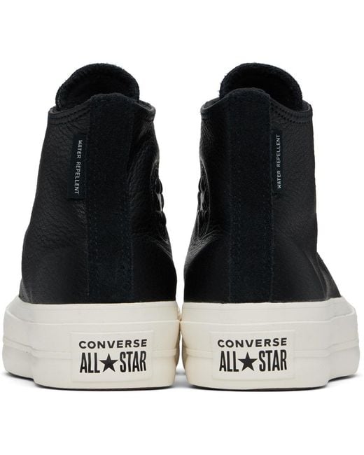 Converse Chuck Taylor All Star Lift Platform Sneakers in Black Lyst