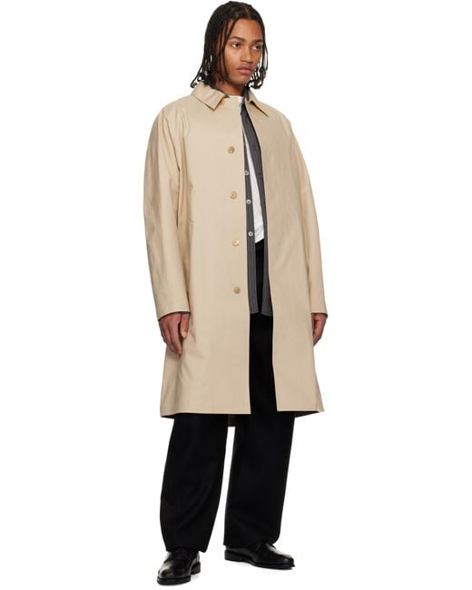 Givenchy Natural Car Coat for men
