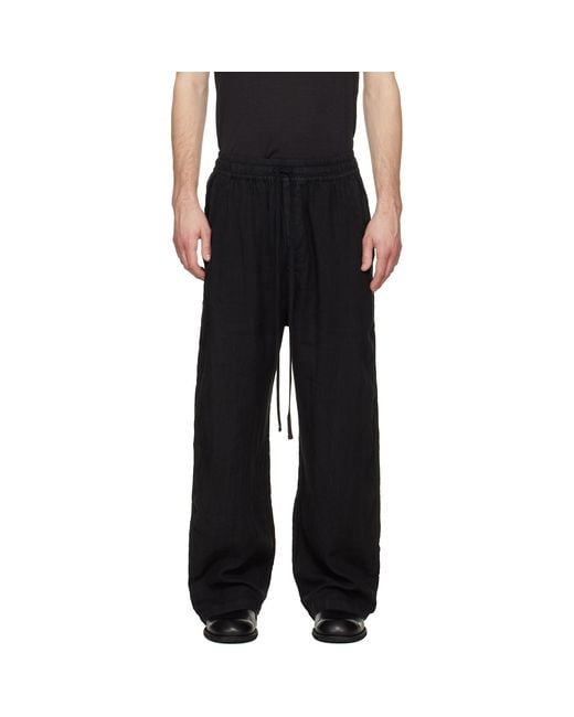 Thom Krom Black M P 35 Trousers for men