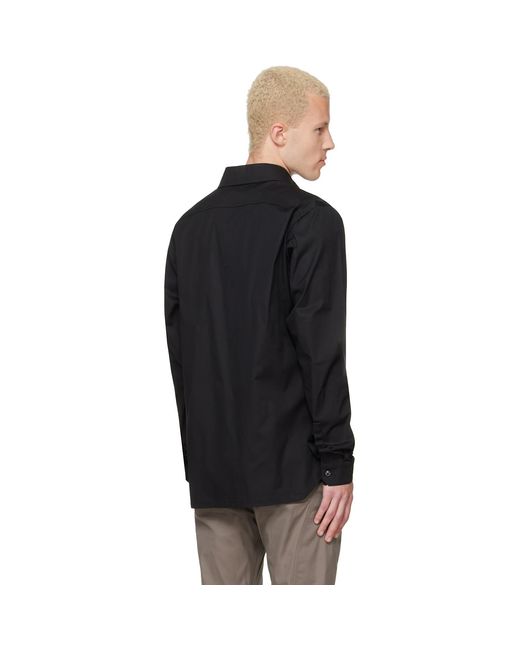 Rick Owens Black Tower Work Shirt for men