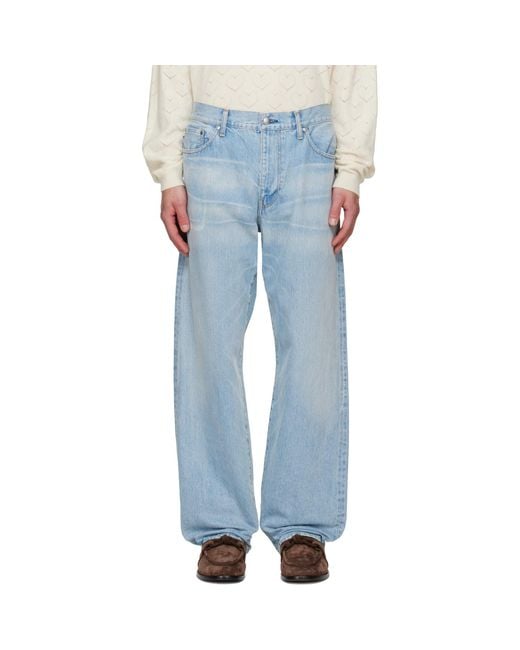 Jean Ample Bleu vowels pour homme en coloris Blue