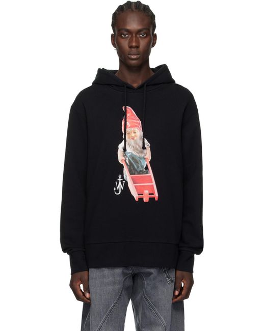 J.W. Anderson Black Gnome Hoodie for men