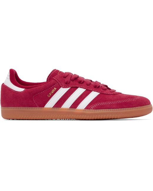 Adidas Originals Red Samba Og Sneakers for men