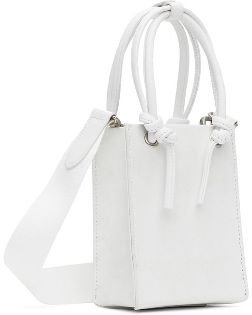 Adererror White Off- Mini Shopping Shoulder Bag