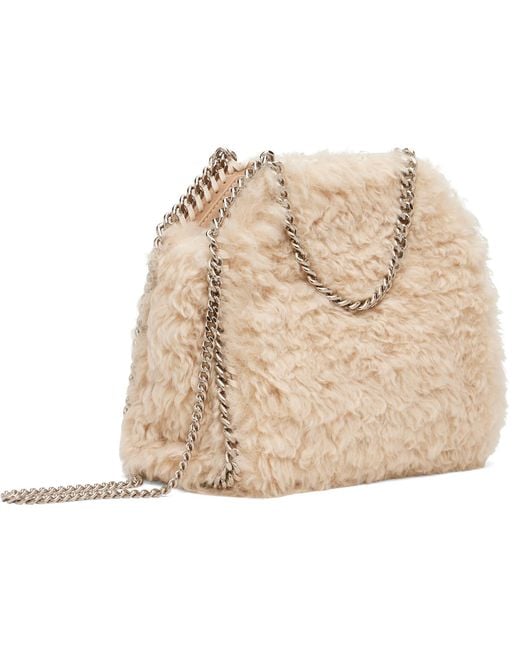 Stella McCartney Natural Falabella Mini Shoulder Bag