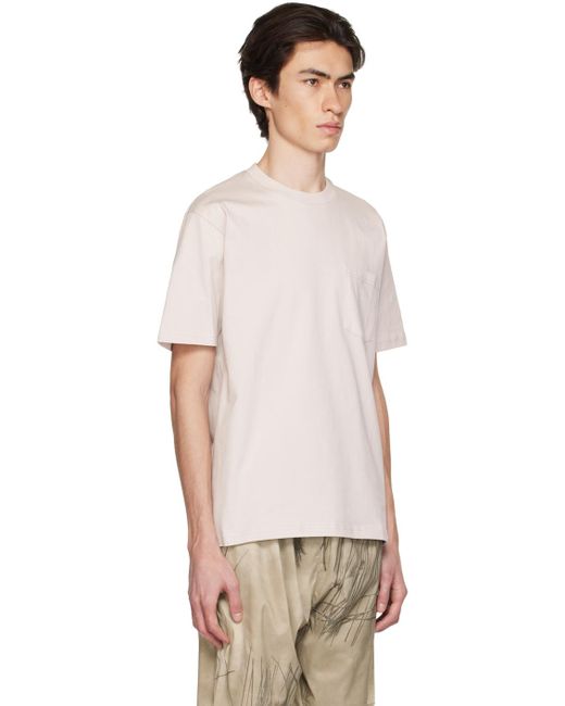 Norse Projects Black Off-white Johannes T-shirt for men