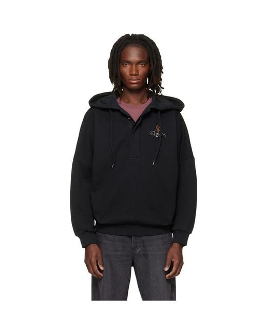 Vivienne Westwood Black Batwing Hoodie for men