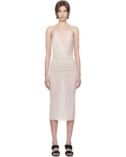 Rick Owens Black Off- Hollywood Draped Dress