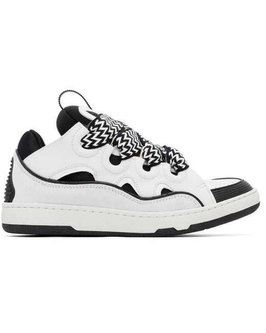Lanvin Black Curb Sneakers