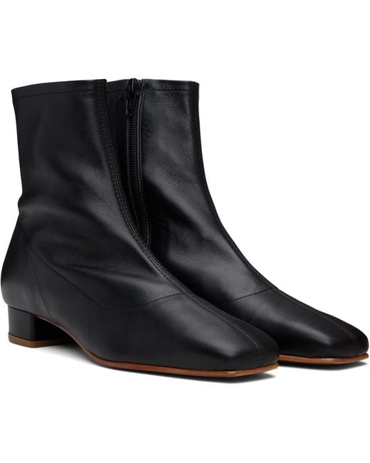 By Far Black Este Ankle Boots