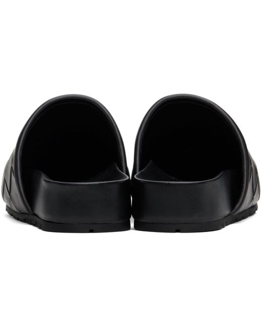 Bottega Veneta Black reggie Mules